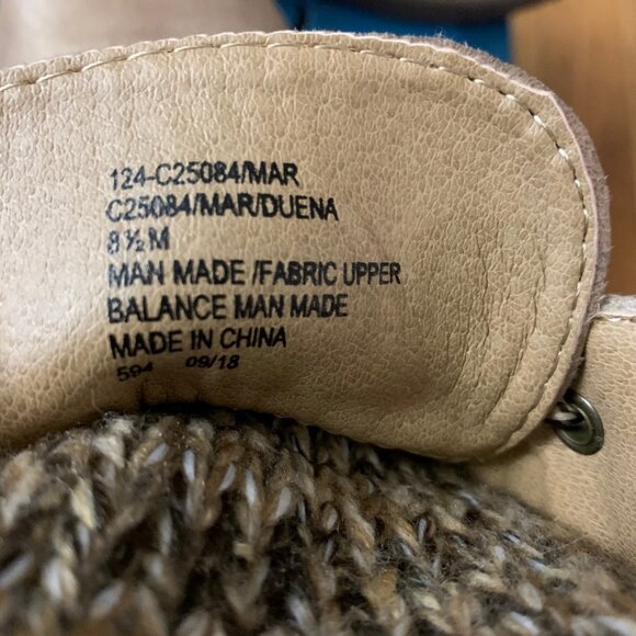 Cliff's by White Mountain - Women's Duena Hiking Style Boot - Natural - Size 8.5 - Picture 8 of 8